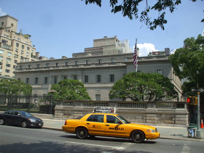 Avengers' Mansion at 890 5th Avenue on the Upper East Side in Manhattan.