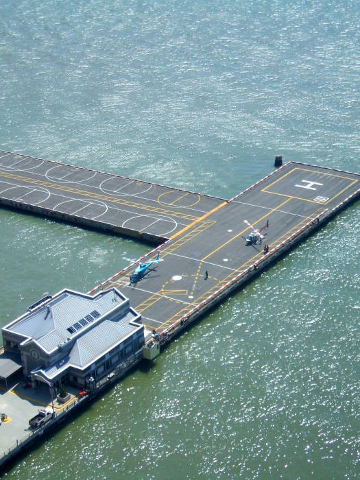 Downtown Manhattan Heliport.