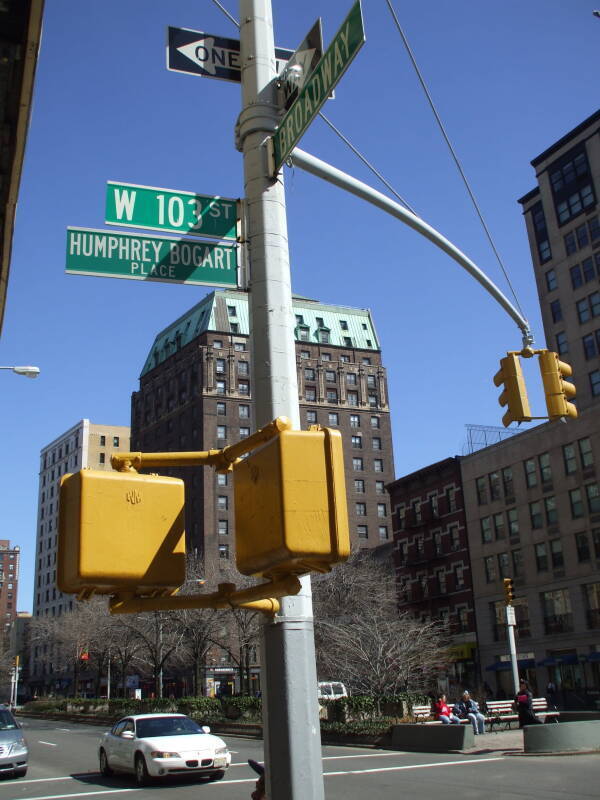 West 103rd Street between Broadway and Riverside Park.