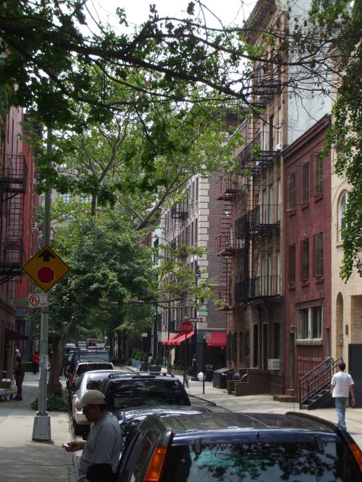 Hunter S Thompson residence in Greenwich Village in New York.