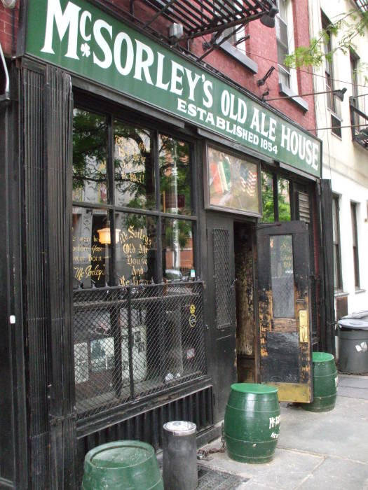 McSorley's Old Ale House, East Village, New York.