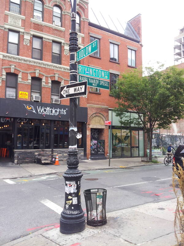 Remains of First Roumanian-American Congregation synagogue on the Lower East Side.