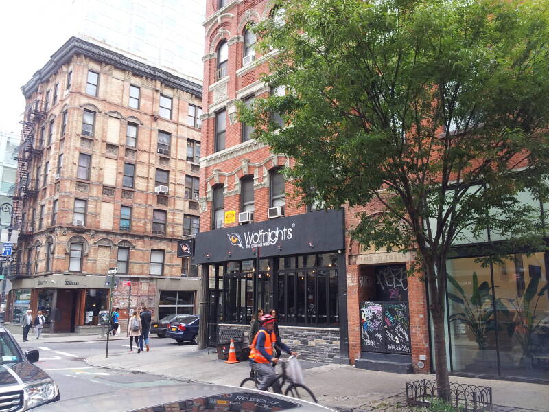 Corner of Rivington Street and Ludlow Street on the Lower East Side.