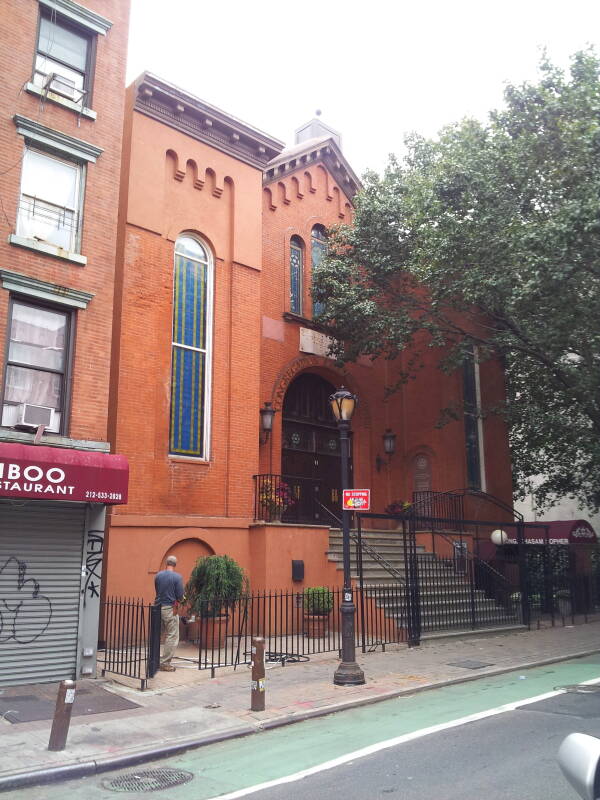 Chasem Sopher Synagogue at #10 Clinton Street on the Lower East Side.