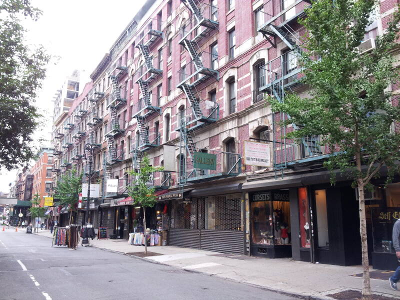 Orchard Street on the Lower East Side.