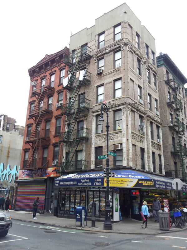 Orchard Street on the Lower East Side.