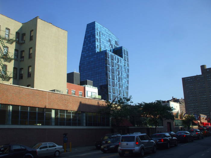 On Rivington Street looking south on Essex.