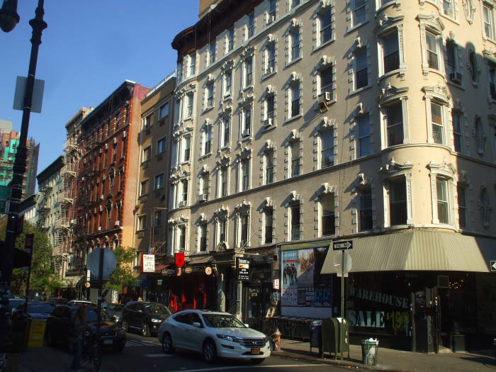 On Rivington Street looking north on Ludlow.