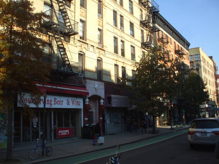 On Stanton Street between Orchard and Ludlow Streets.