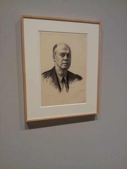 One of Edward Hopper's self-portraits.