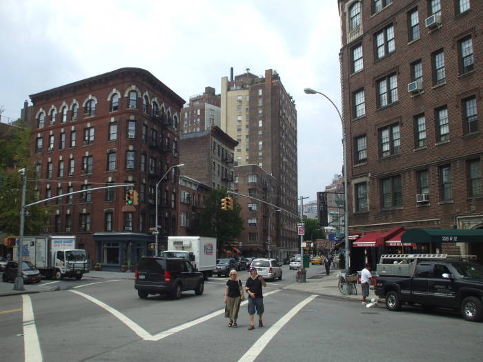 Greenwich Avenue between 7th Avenue and 12th Street during the day.