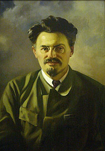 Official Soviet portrait of Leon Trotsky