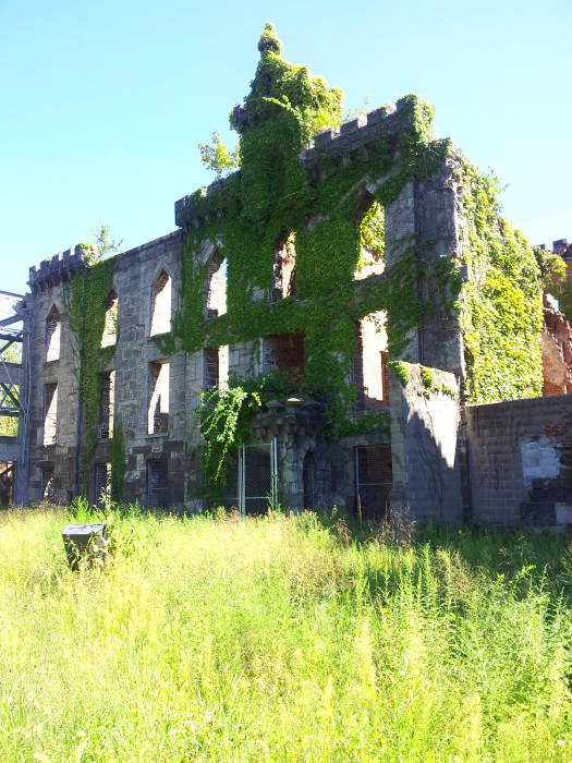 Smallpox Hospital on Roosevelt Island in New York.