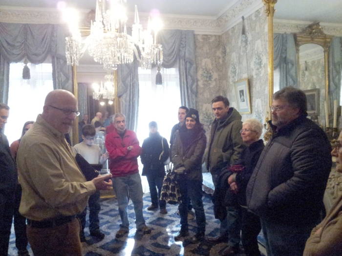 Parlor within Theodore Roosevelt's birthplace in New York.