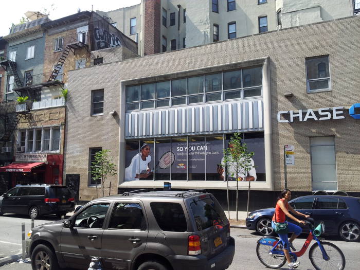 Chase Bank on the southeast corner of Third Avenue and St. Marks Place in the East Village.