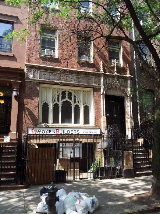 South side of St. Marks Place between 2nd Avenue and 1st Avenue in the East Village.