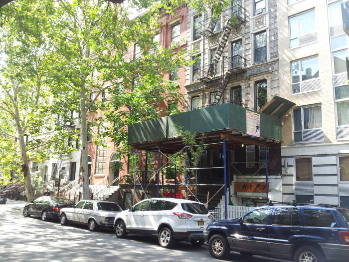 South side of St. Marks Place between 2nd Avenue and 1st Avenue in the East Village.