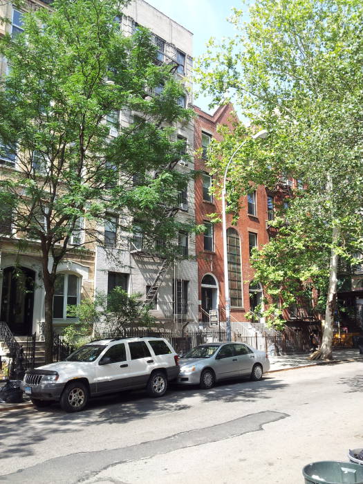 South side of St. Marks Place between 2nd Avenue and 1st Avenue in the East Village.