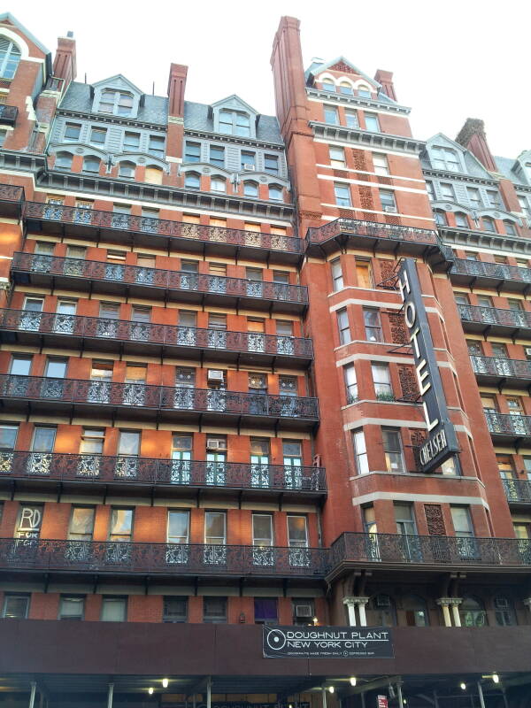 Chelsea Hotel in New York.