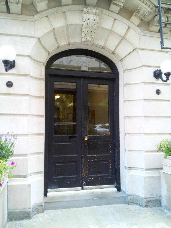 William S. Burroughs' apartment building at 421 West 118th Street on the Upper West Side.