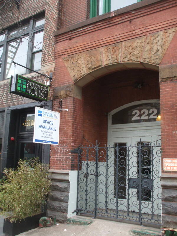 'The Bunker', William S. Burroughs' home on The Bowery on the Lower East Side.