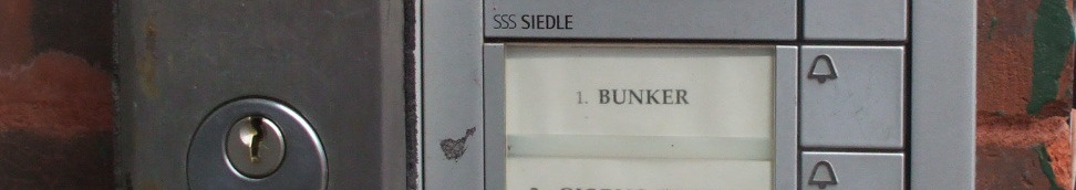 Doorbells at 'The Bunker', William S. Burroughs' home on The Bowery on the Lower East Side.