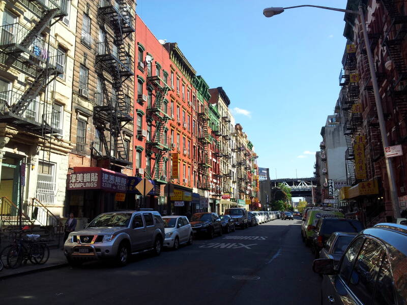 Henry Street in Chinatown and the Lower East Side.