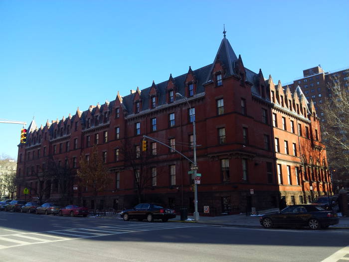 Possible site of the Hotel Lamprey on Amsterdam Avenue at 103rd Street on the Upper West Side of Manhattan.
