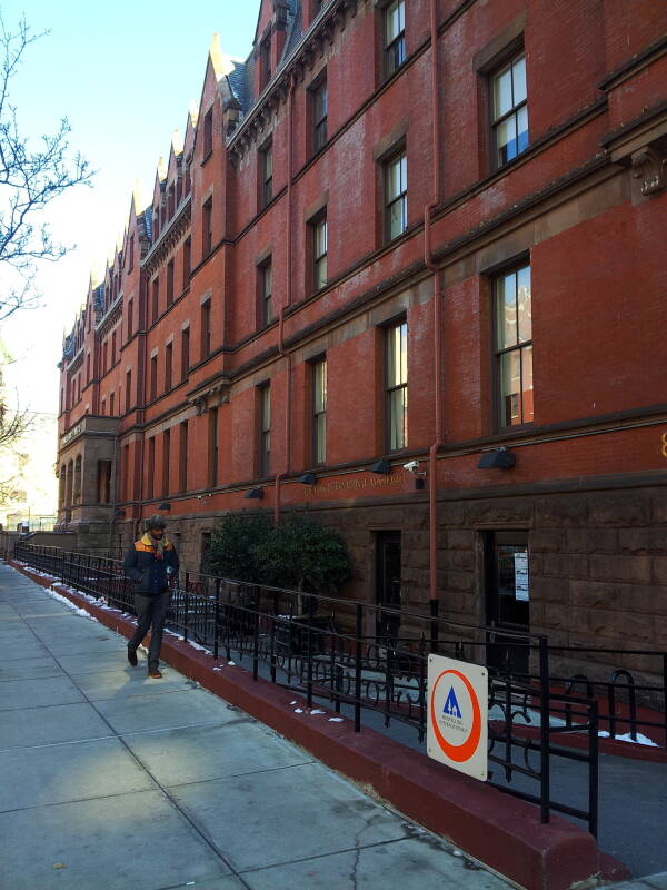 Possible site of the Hotel Lamprey on Amsterdam Avenue at 103rd Street on the Upper West Side of Manhattan.