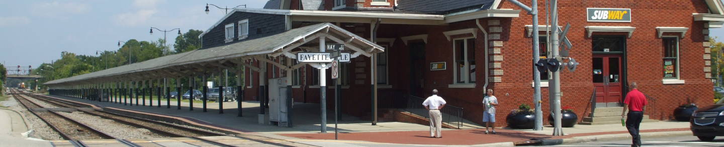 Fayetteville Amtrak station.
