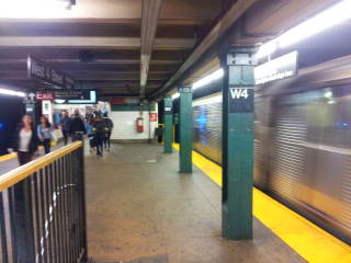 West 4th Street MTA station in Manhattan.