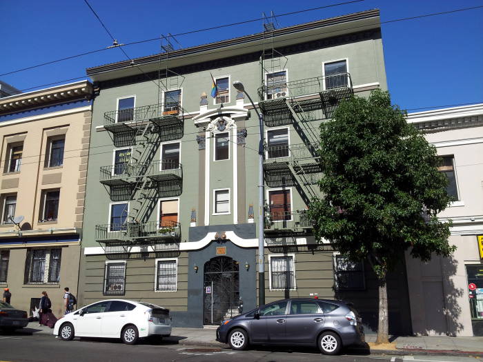620 Eddy Street in the Tenderloin district of San Francisco, where Dashiell and Jose Hammett lived.