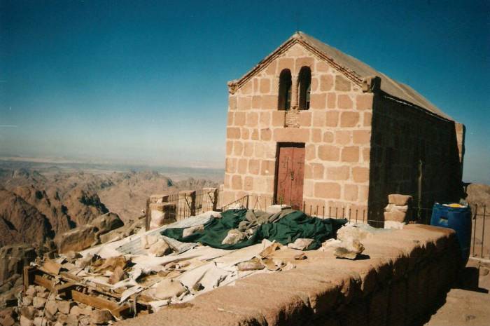 The summit of Mount Sinai.