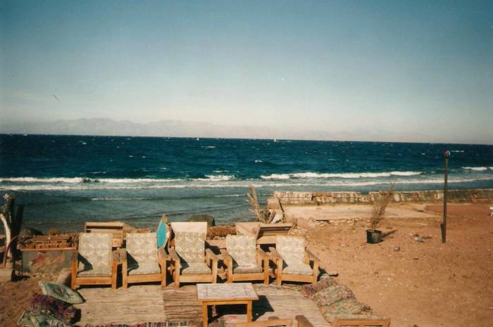 Relaxing at Dahab.